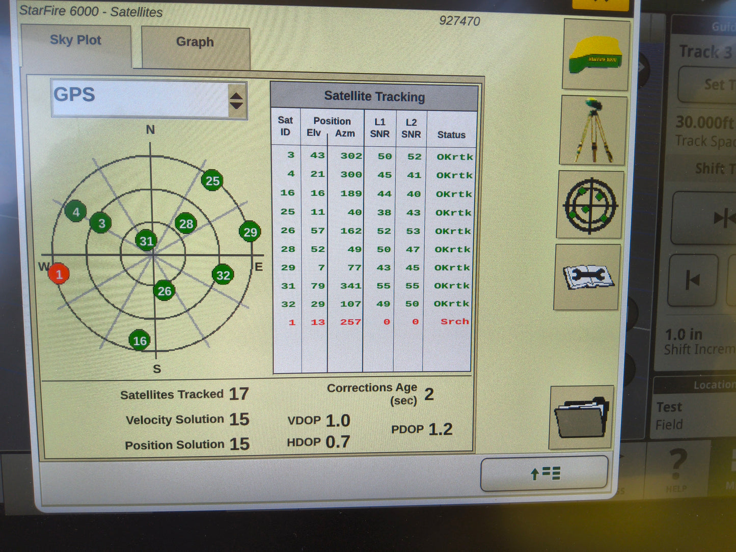 John Deere StarFire™ 6000 GPS Receiver