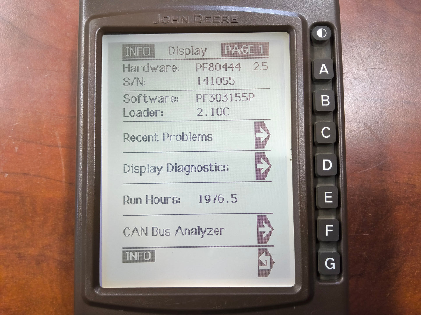 John Deere Original GreenStar™ Display (GSD4 / BrownBox) - Key Cards Mobile Processors etc