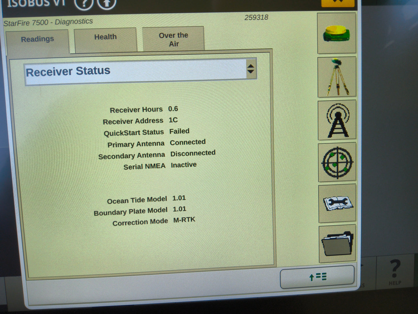 John Deere StarFire™ 7500 Universal GPS Receiver