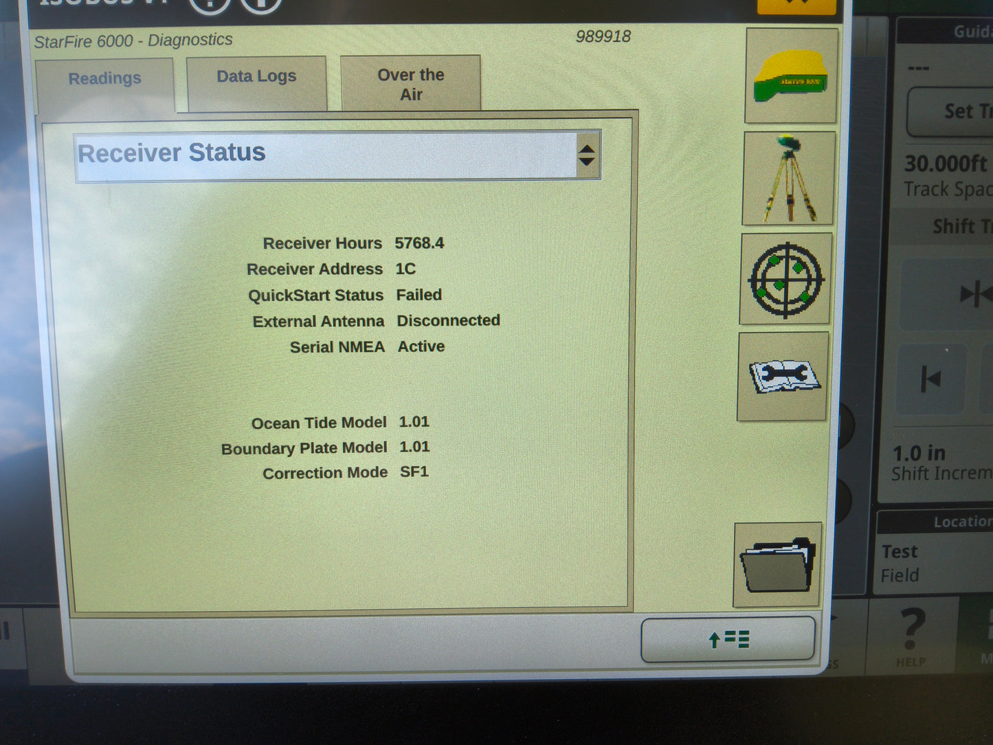 John Deere StarFire™ 6000 GPS Receiver