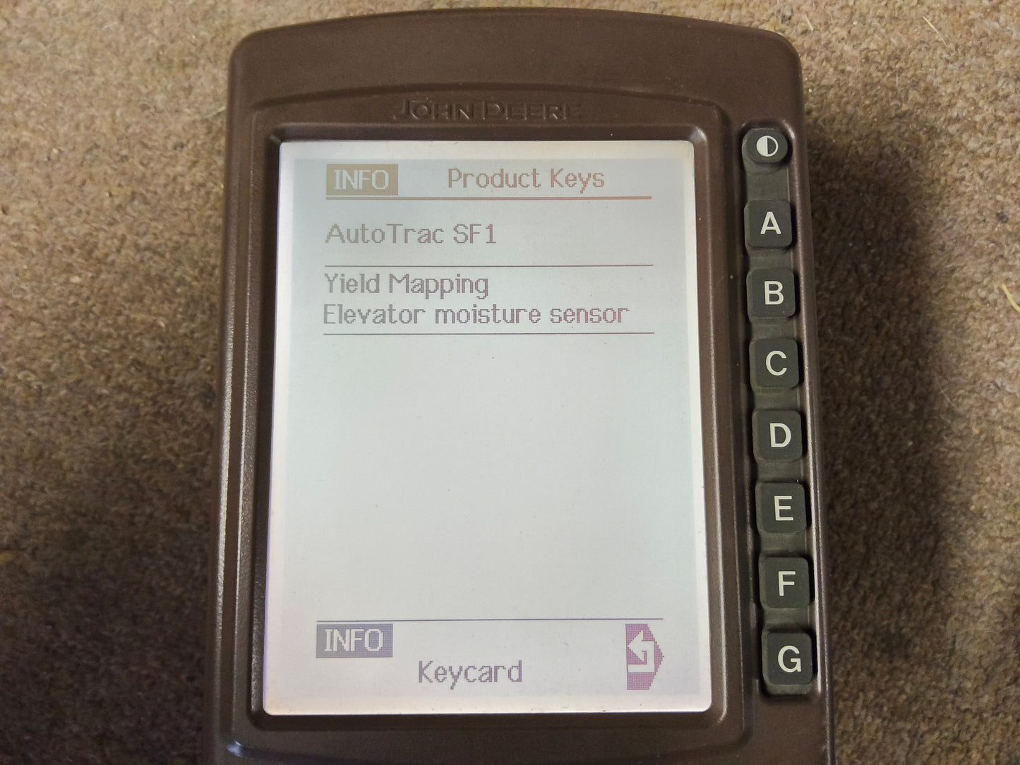 John Deere Original GreenStar™ Display (GSD4 / BrownBox) - Key Cards Mobile Processors etc