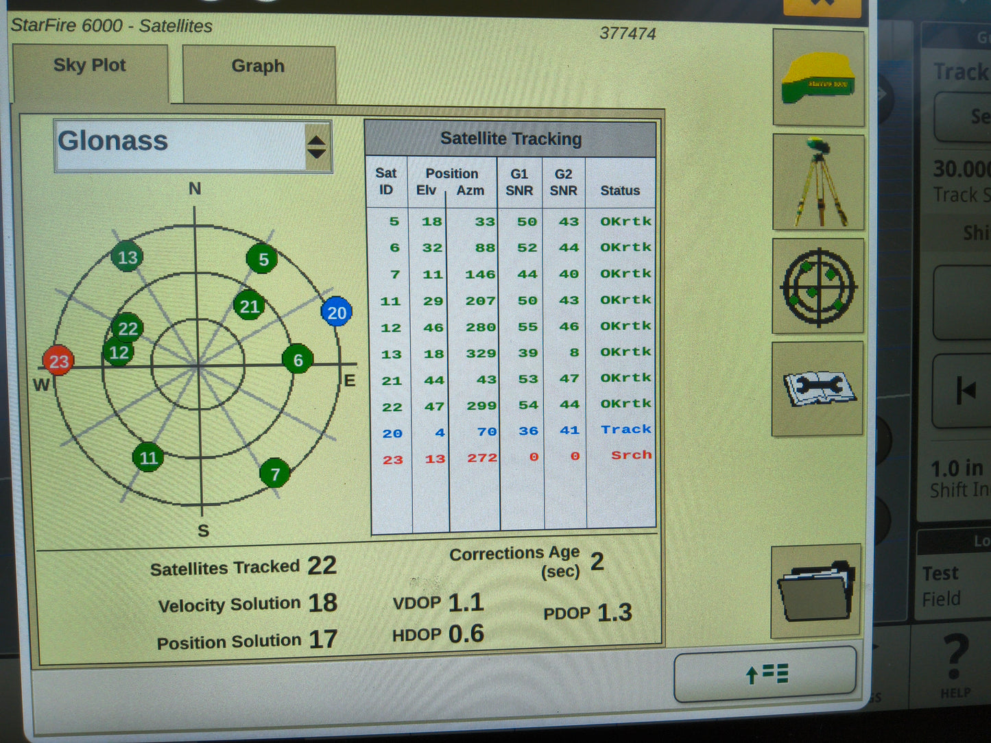 John Deere StarFire™ 6000 GPS Receiver