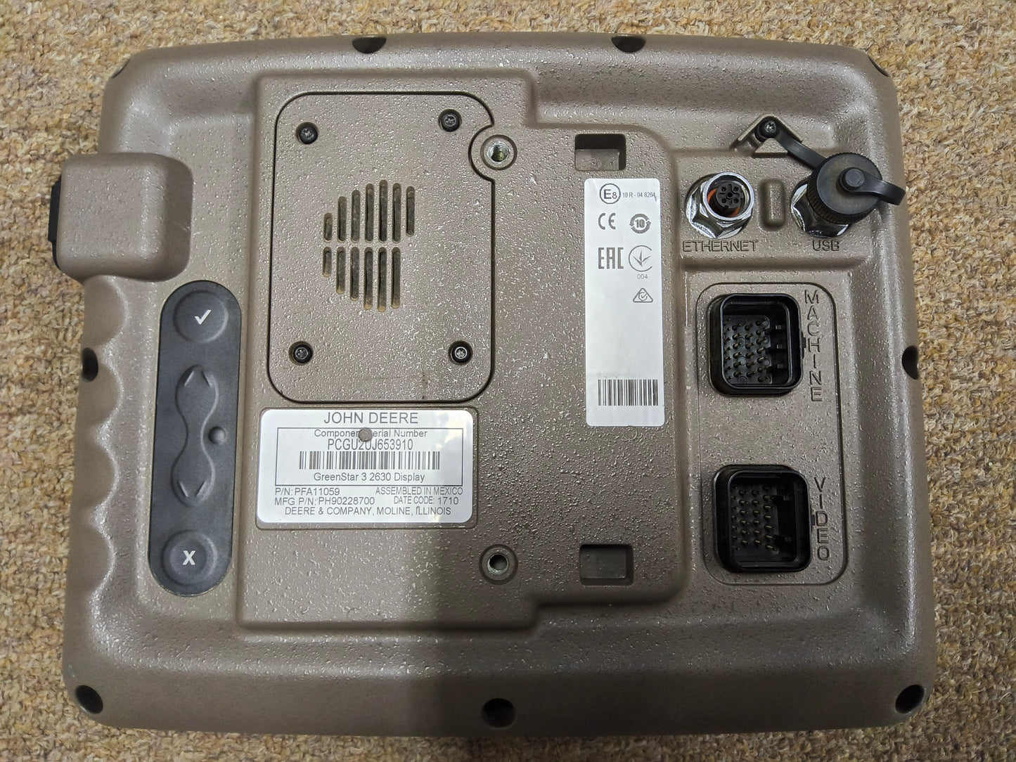 John Deere GreenStar™ GS3 2630 Display