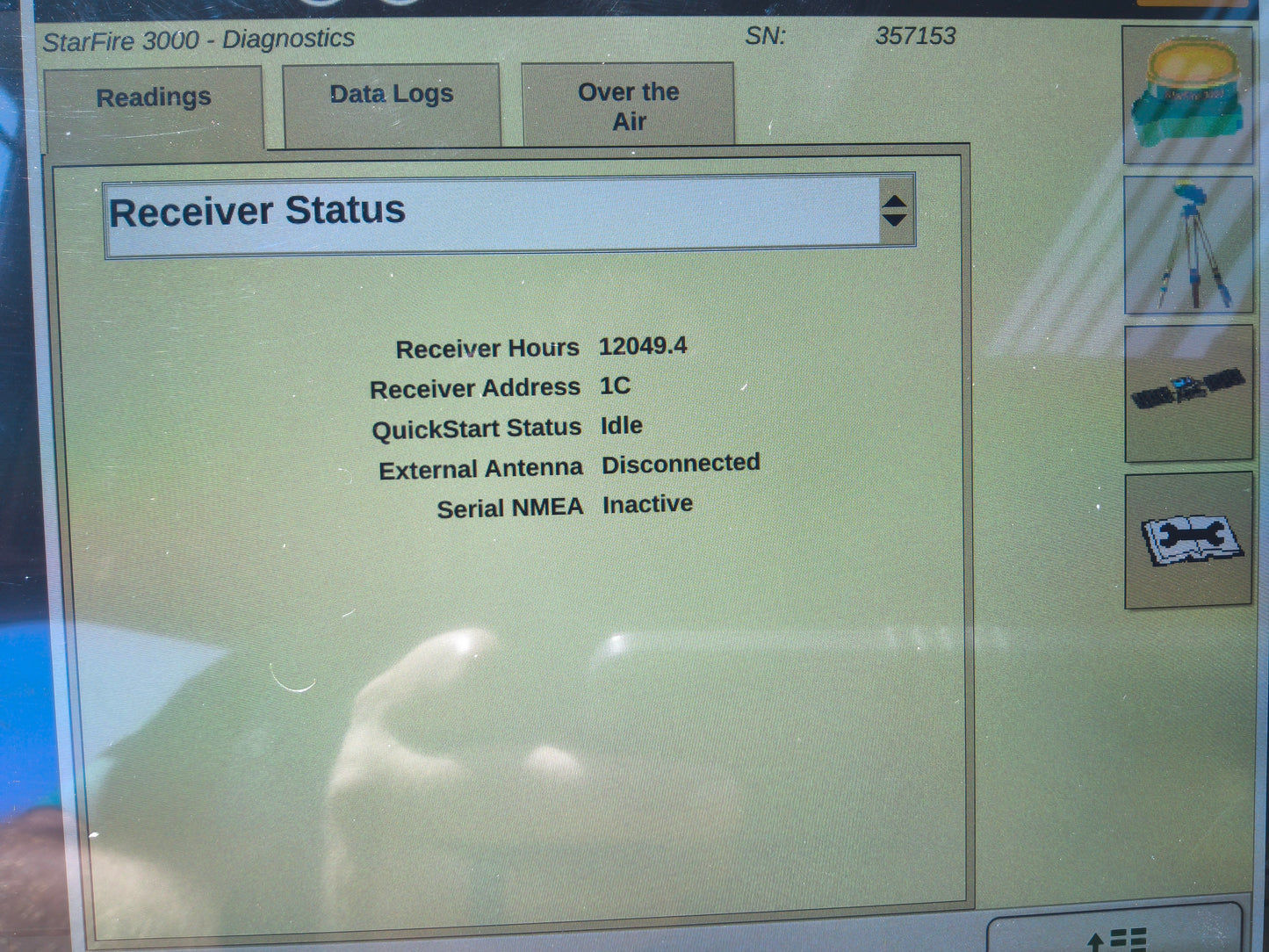 John Deere StarFire™ 3000 GPS Receiver