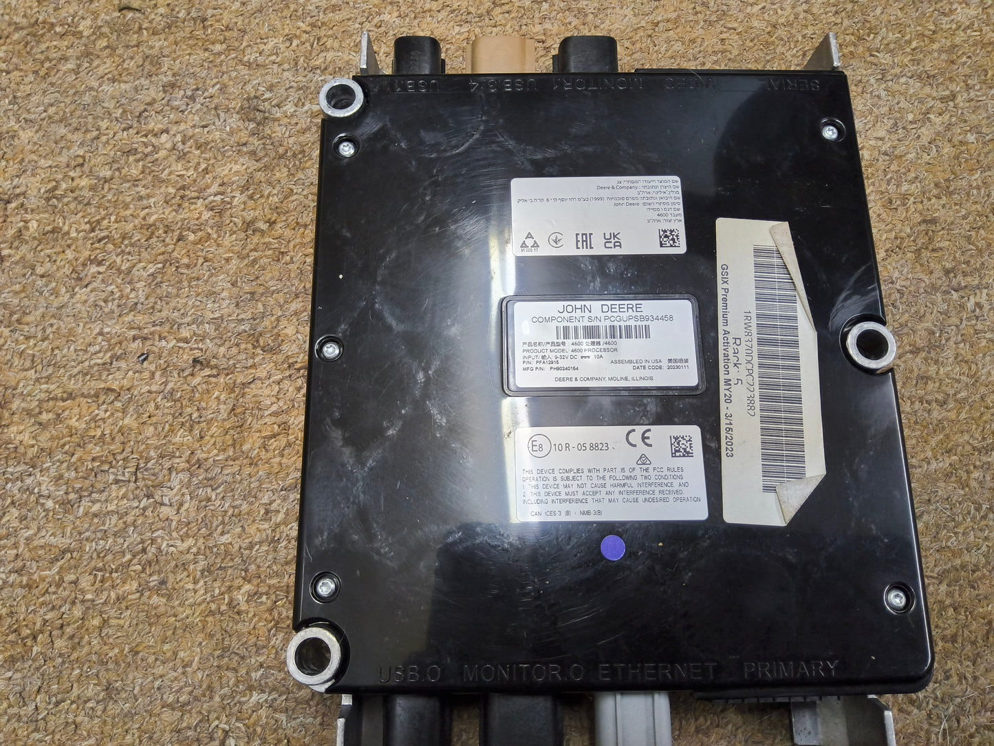 John Deere Gen 4 CommandCenter™ Server / Processor