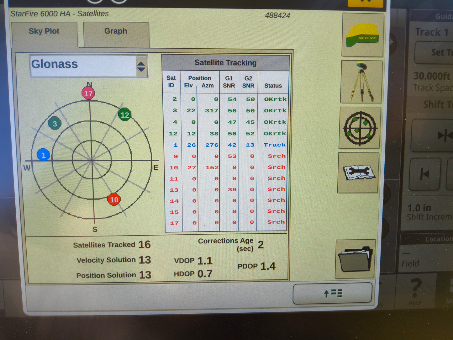 John Deere StarFire™ 6000 GPS Receiver