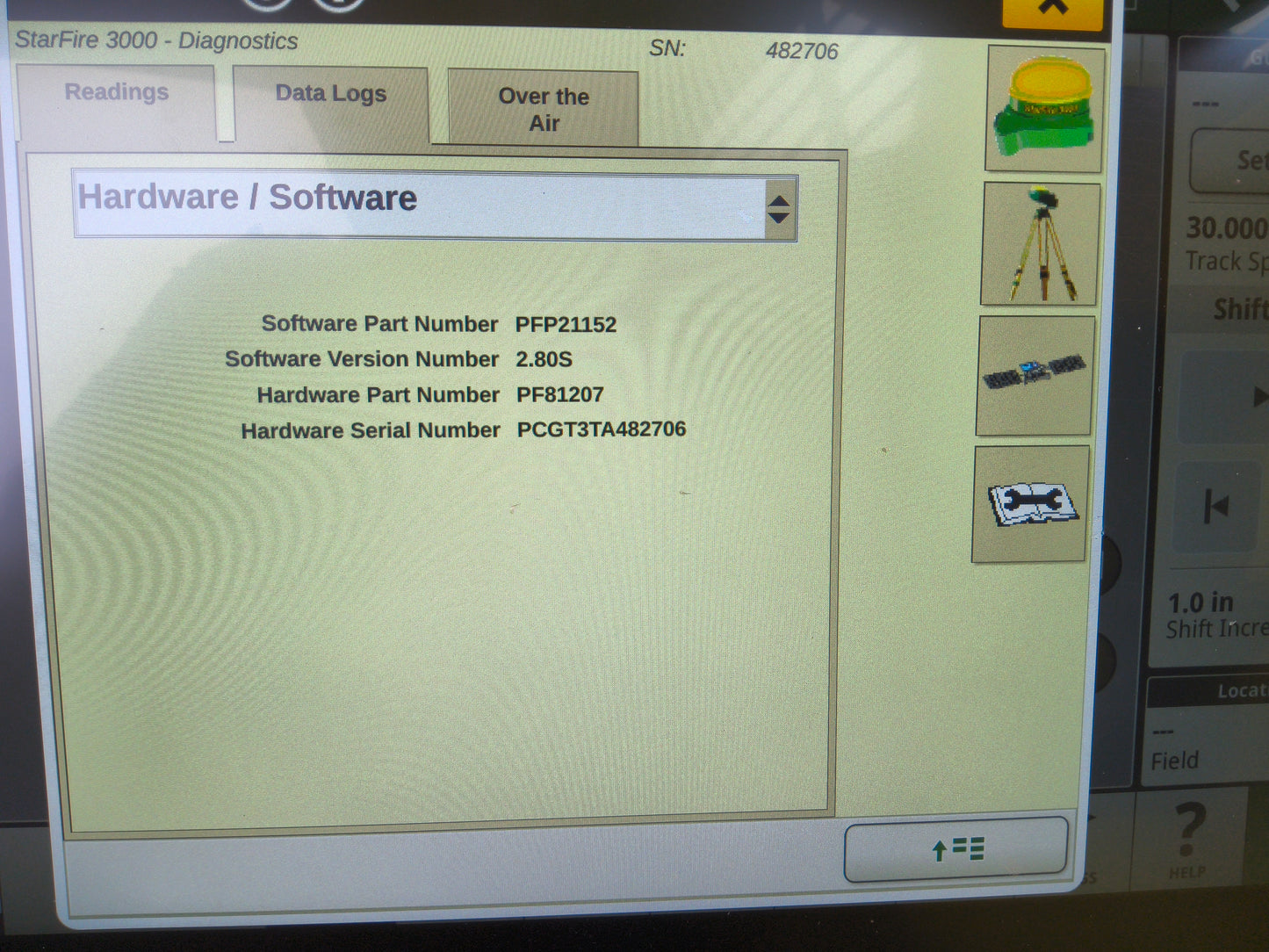 John Deere StarFire™ 3000 GPS Receiver