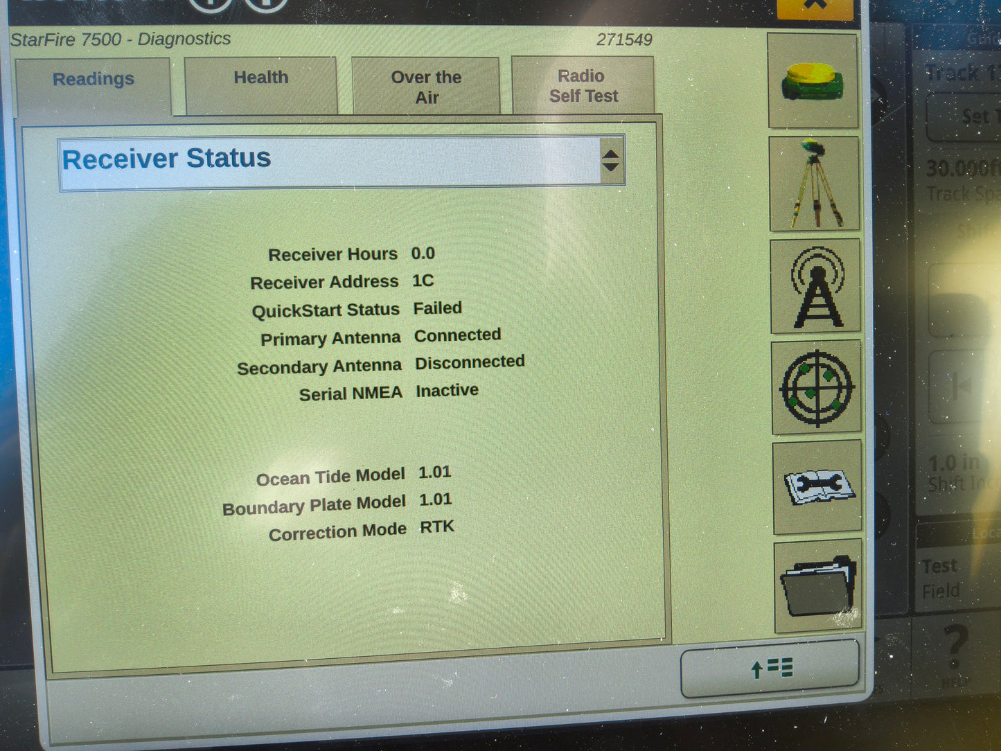 John Deere StarFire™ 7500 Universal GPS Receiver