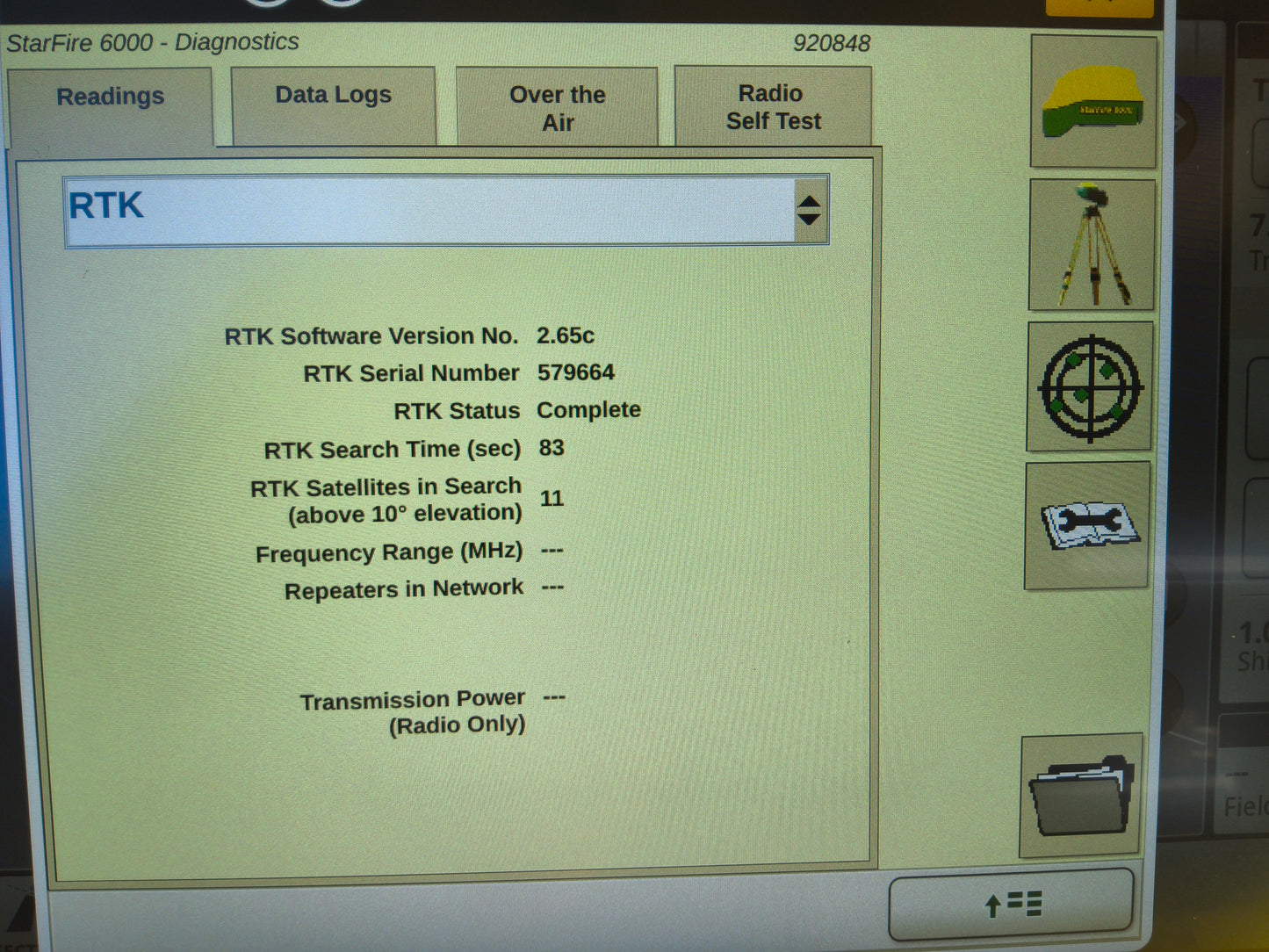 John Deere StarFire™ 6000 GPS Receiver