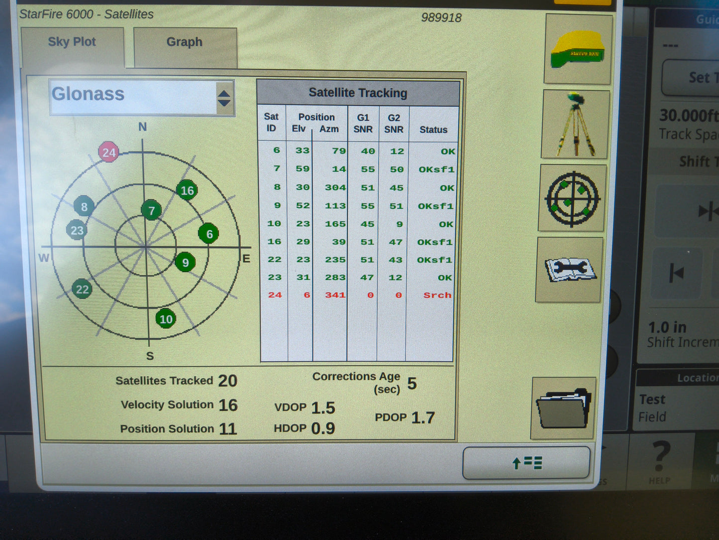 John Deere StarFire™ 6000 GPS Receiver