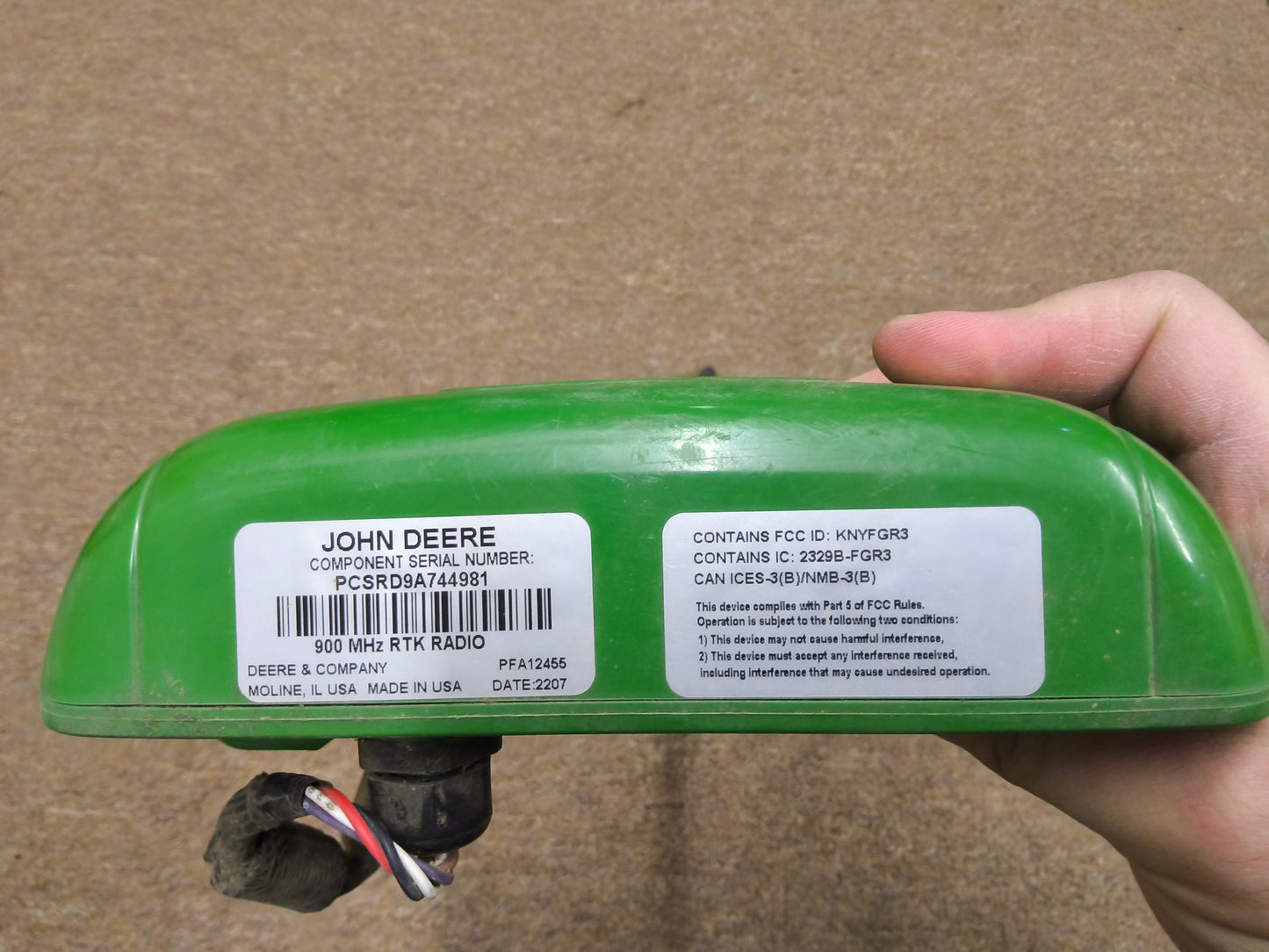 John Deere RTK Radio 900