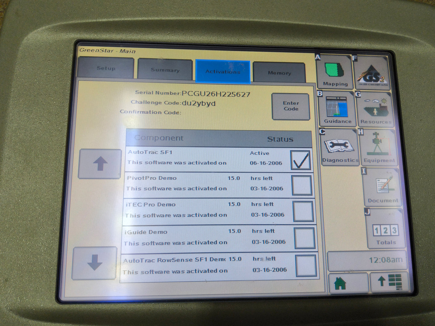 John Deere GreenStar™ GS2 2600 Display