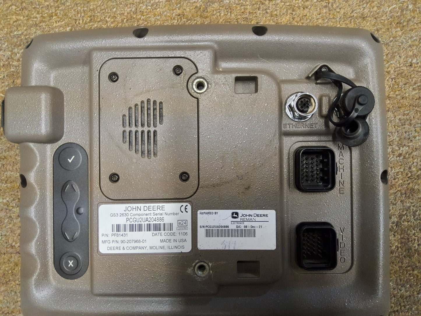 John Deere GreenStar™ GS3 2630 Display