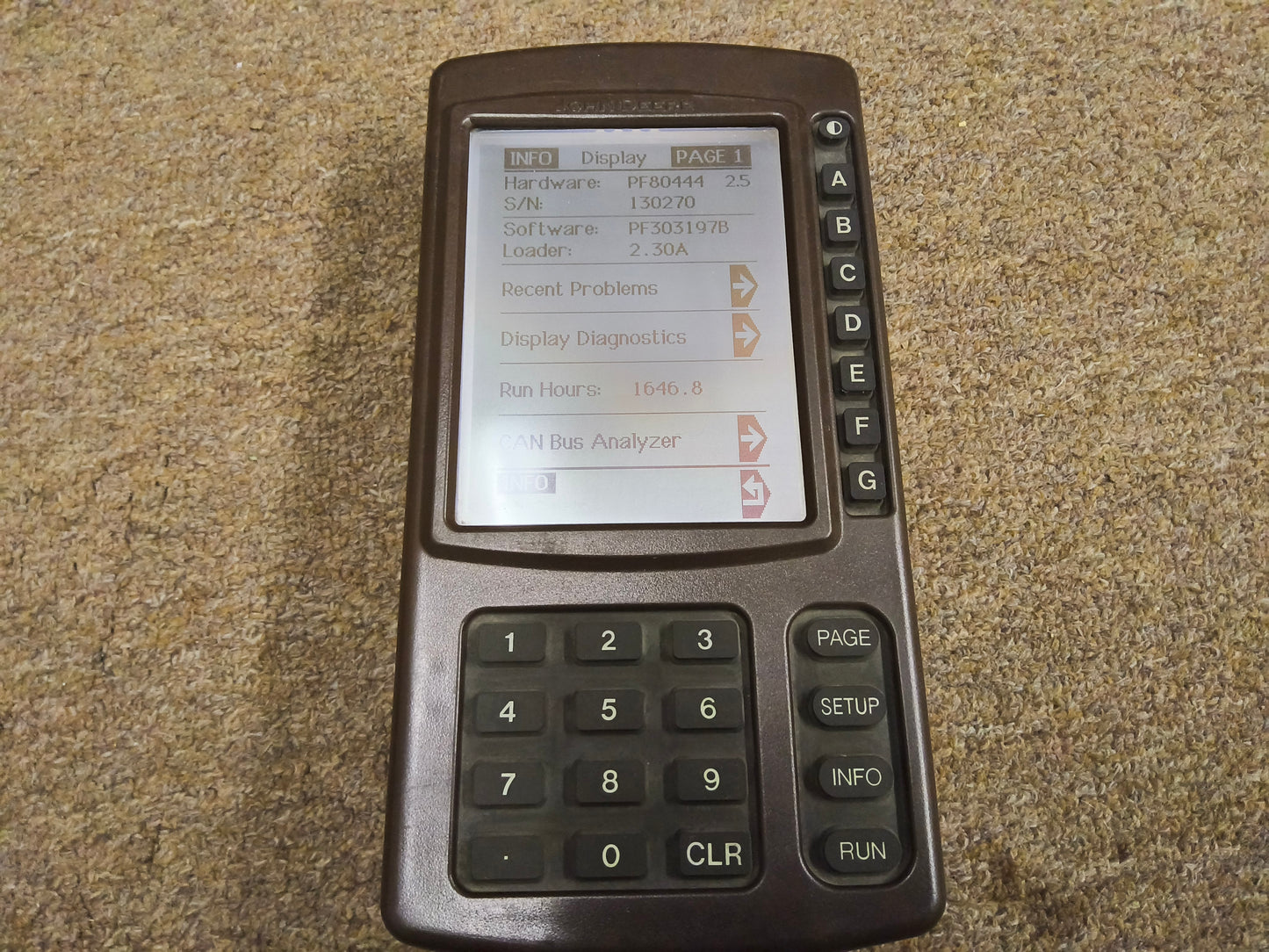 John Deere Original GreenStar™ Display (GSD4 / BrownBox) - Key Cards Mobile Processors etc