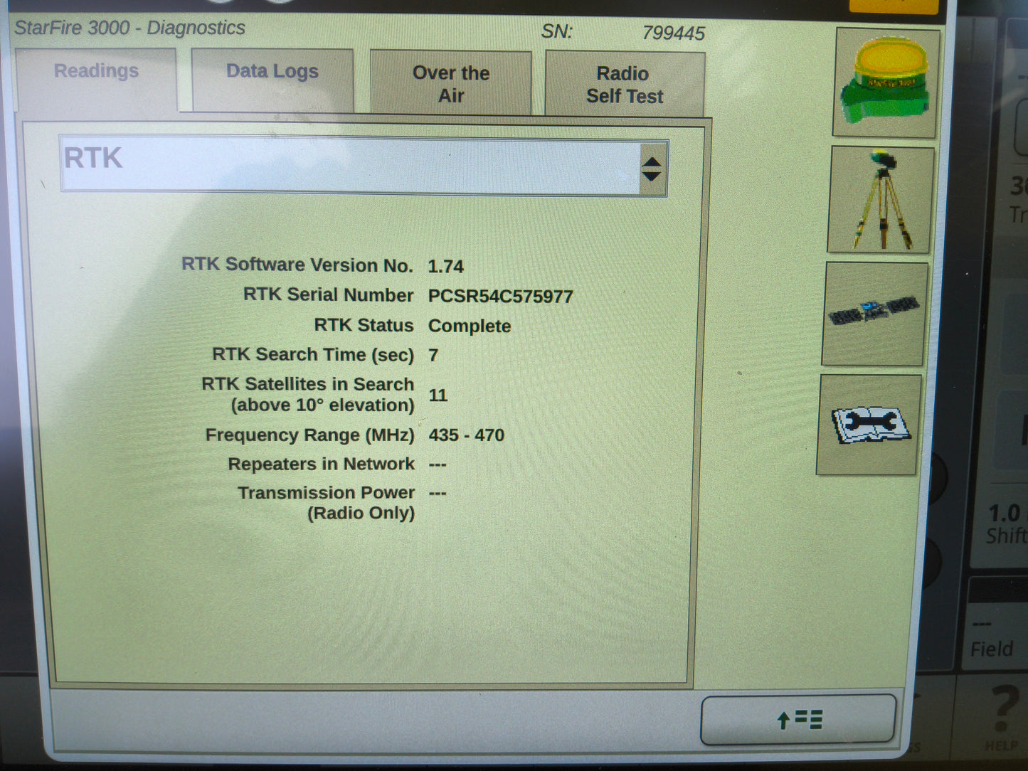 John Deere StarFire™ 3000 GPS Receiver