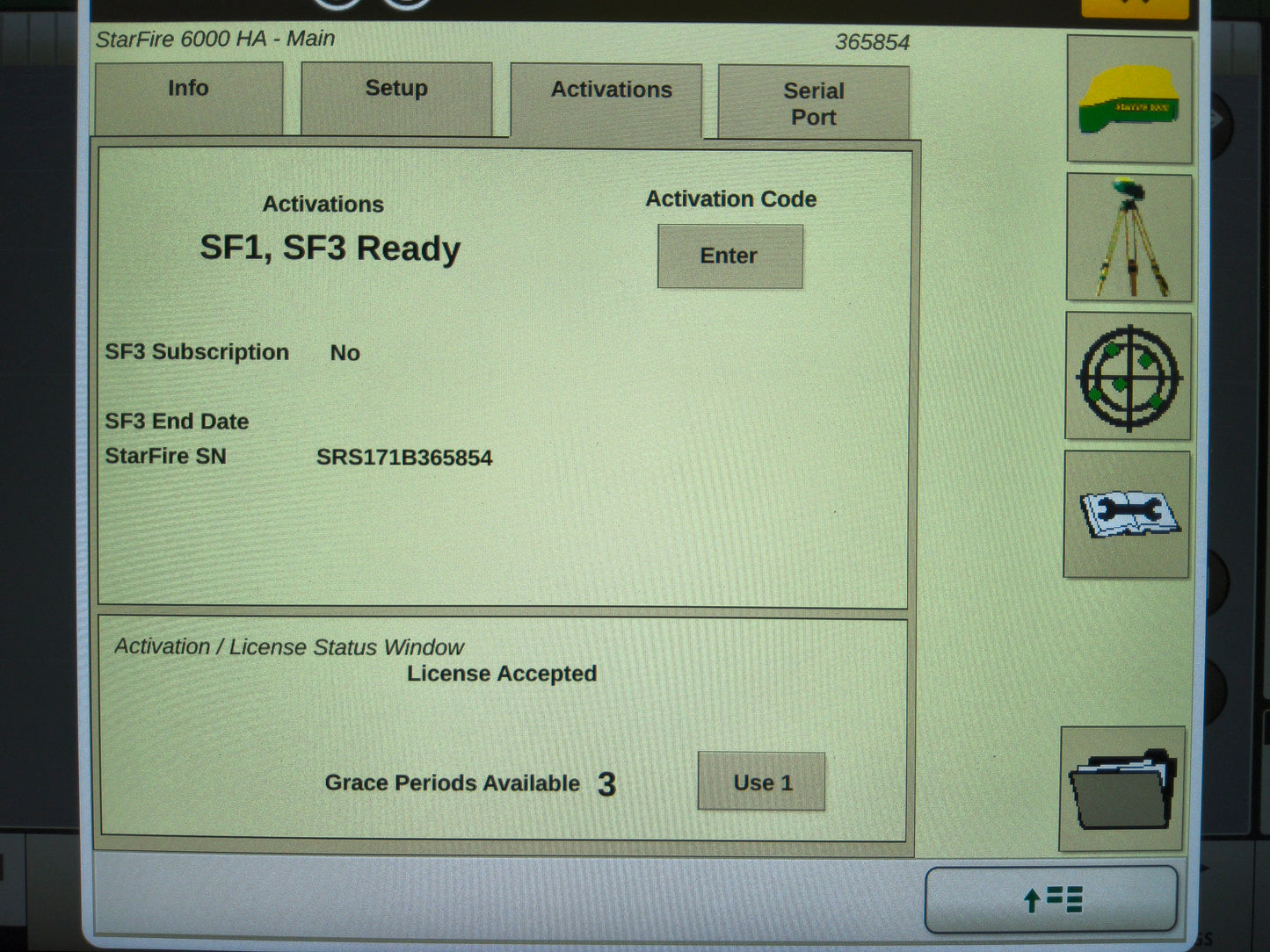 John Deere StarFire™ 6000 GPS Receiver