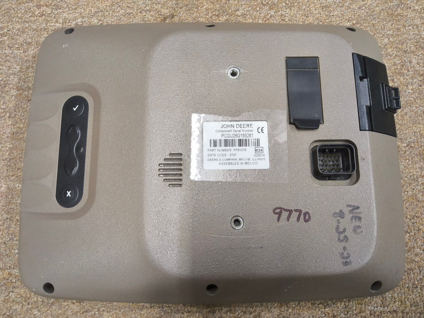 John Deere GreenStar™ GS2 2600 Display