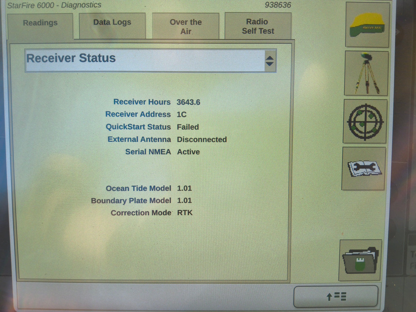 John Deere StarFire™ 6000 GPS Receiver