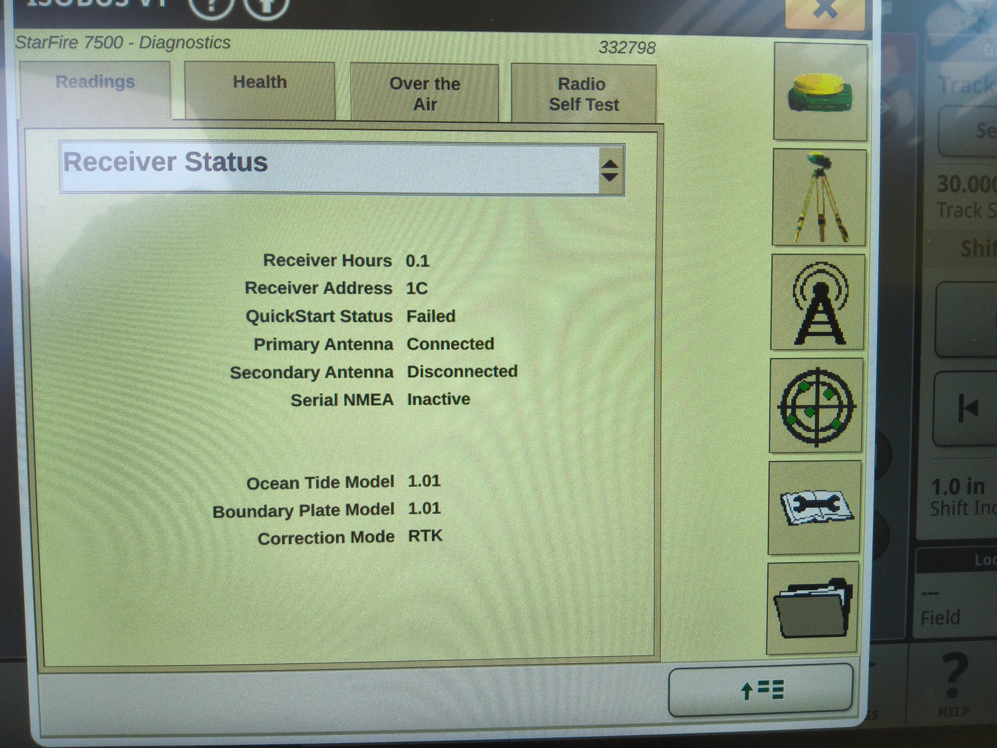 John Deere StarFire™ 7500 Universal GPS Receiver