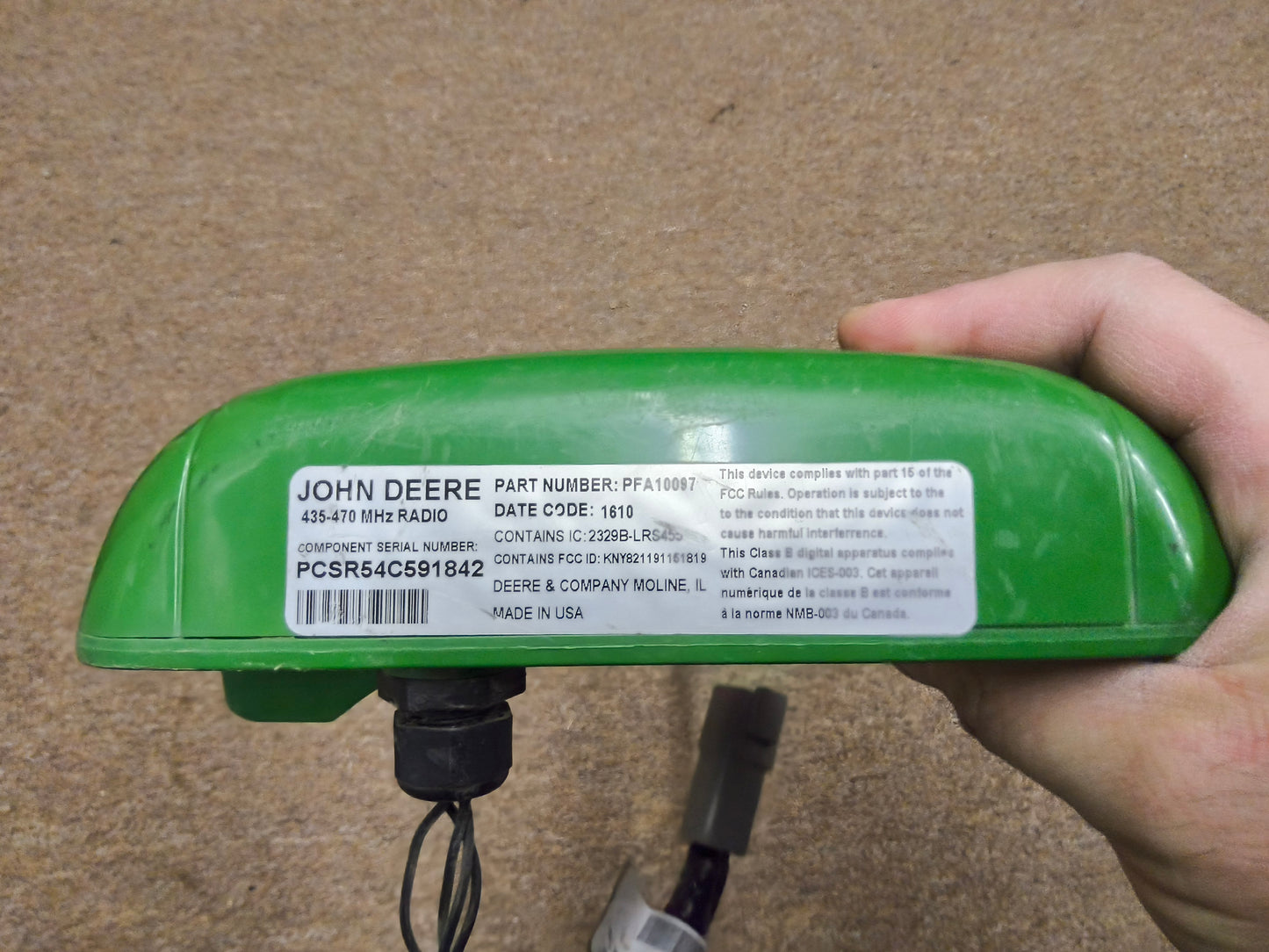 John Deere RTK Radio 450