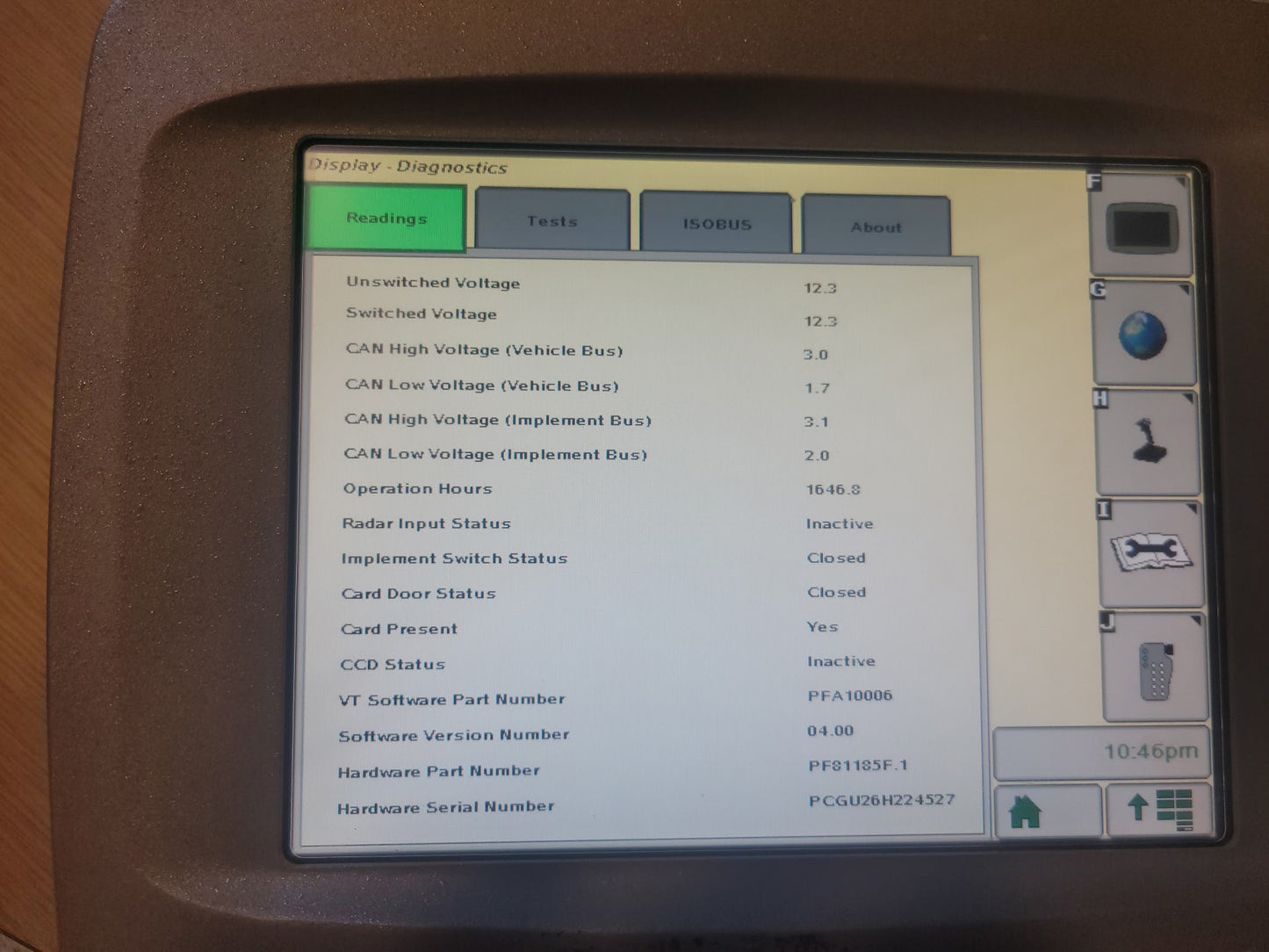 John Deere GreenStar™ GS2 2600 Display