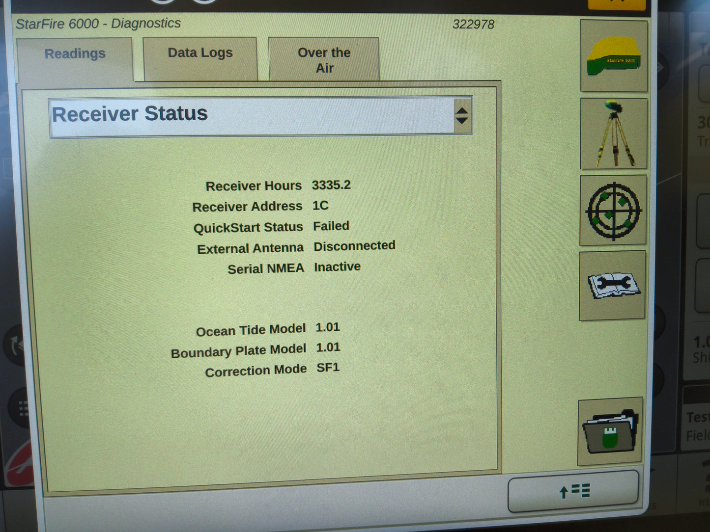 John Deere StarFire™ 6000 GPS Receiver