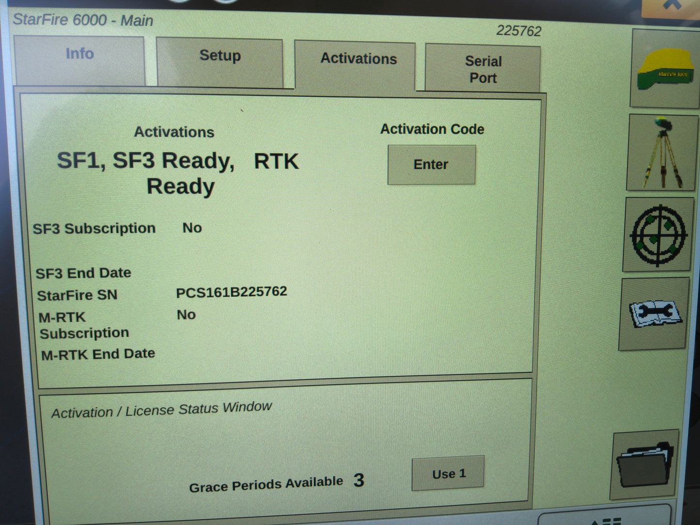 John Deere StarFire™ 6000 GPS Receiver