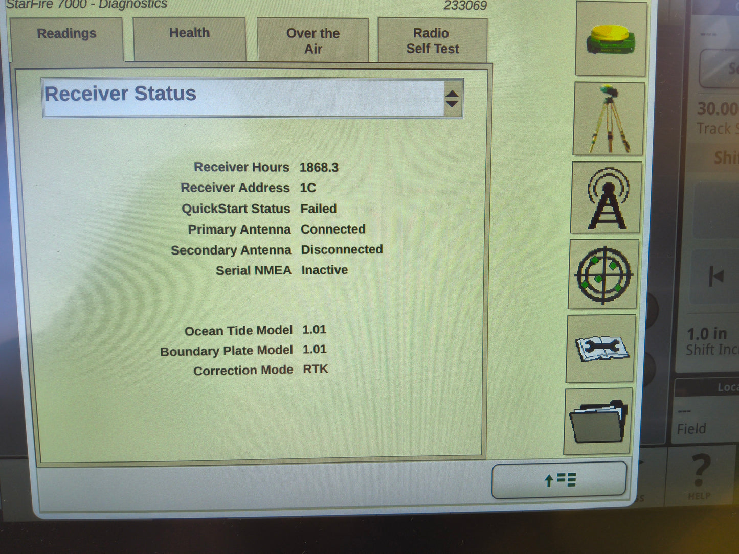John Deere StarFire™ 7000 Universal GPS Receiver