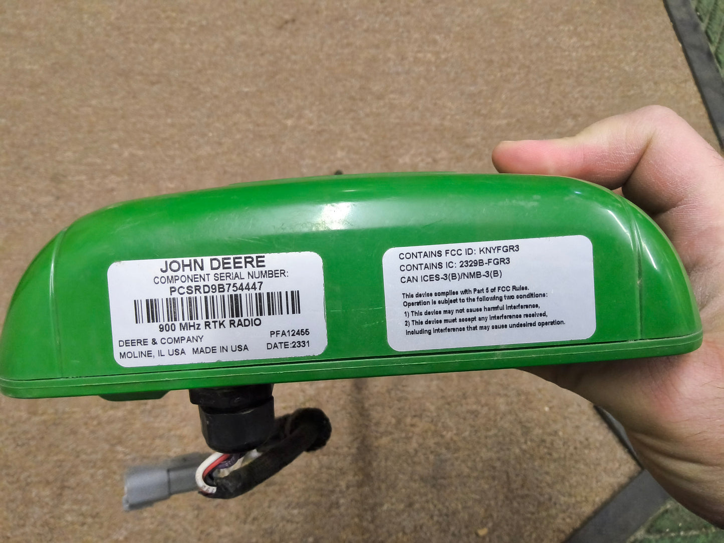 John Deere RTK Radio 900