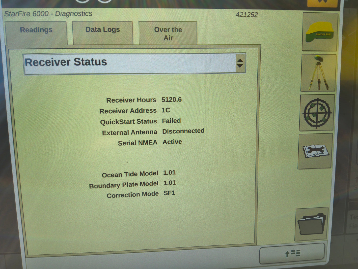 John Deere StarFire™ 6000 GPS Receiver