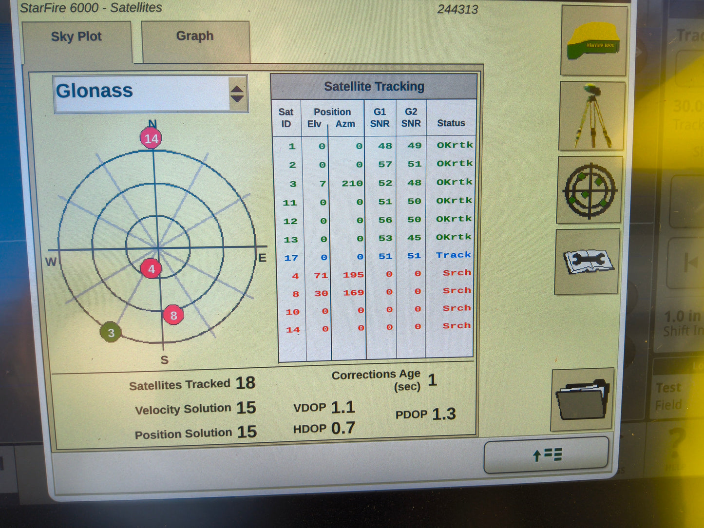 John Deere StarFire™ 6000 GPS Receiver