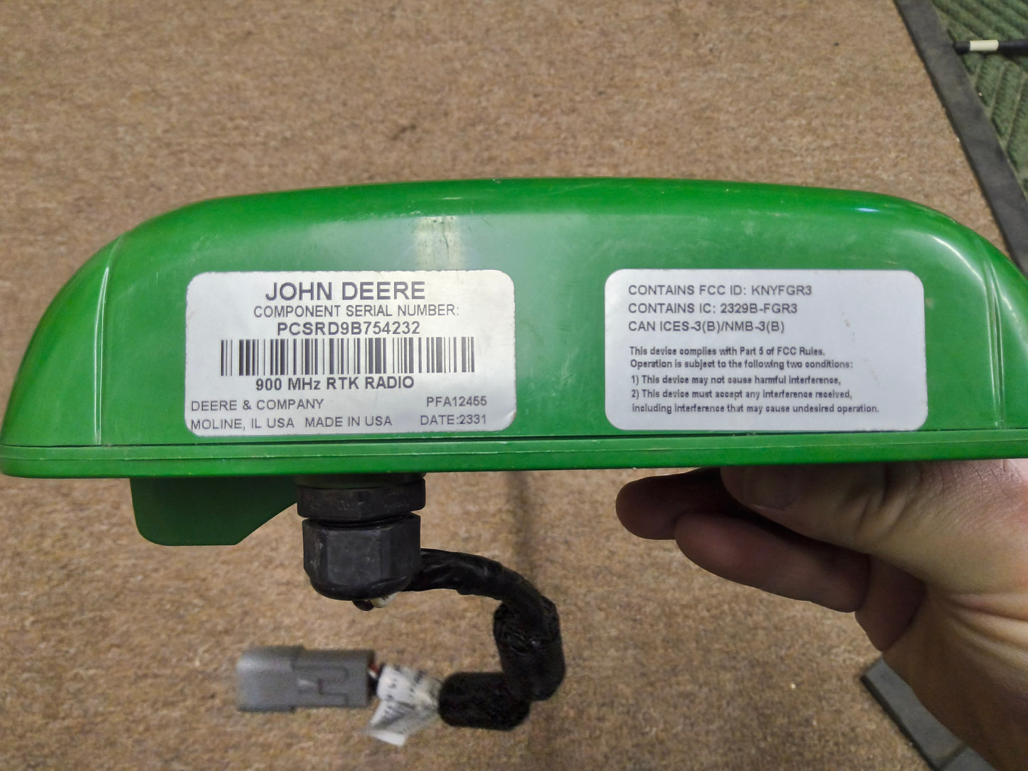John Deere RTK Radio 900