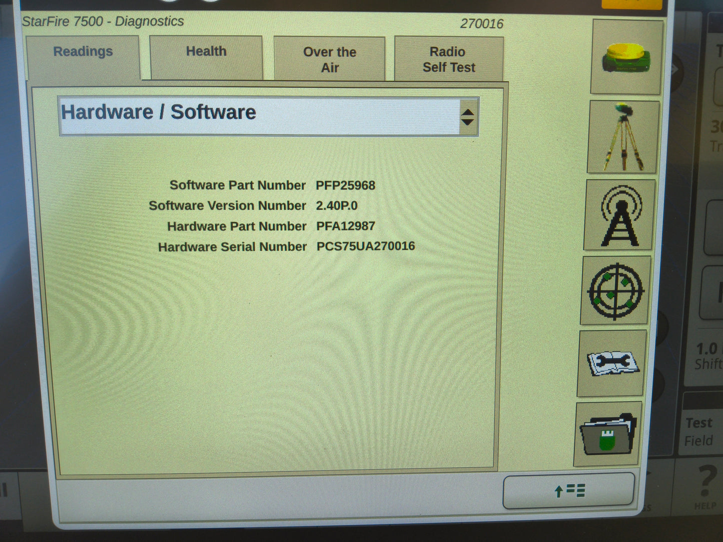 John Deere StarFire™ 7500 Universal GPS Receiver