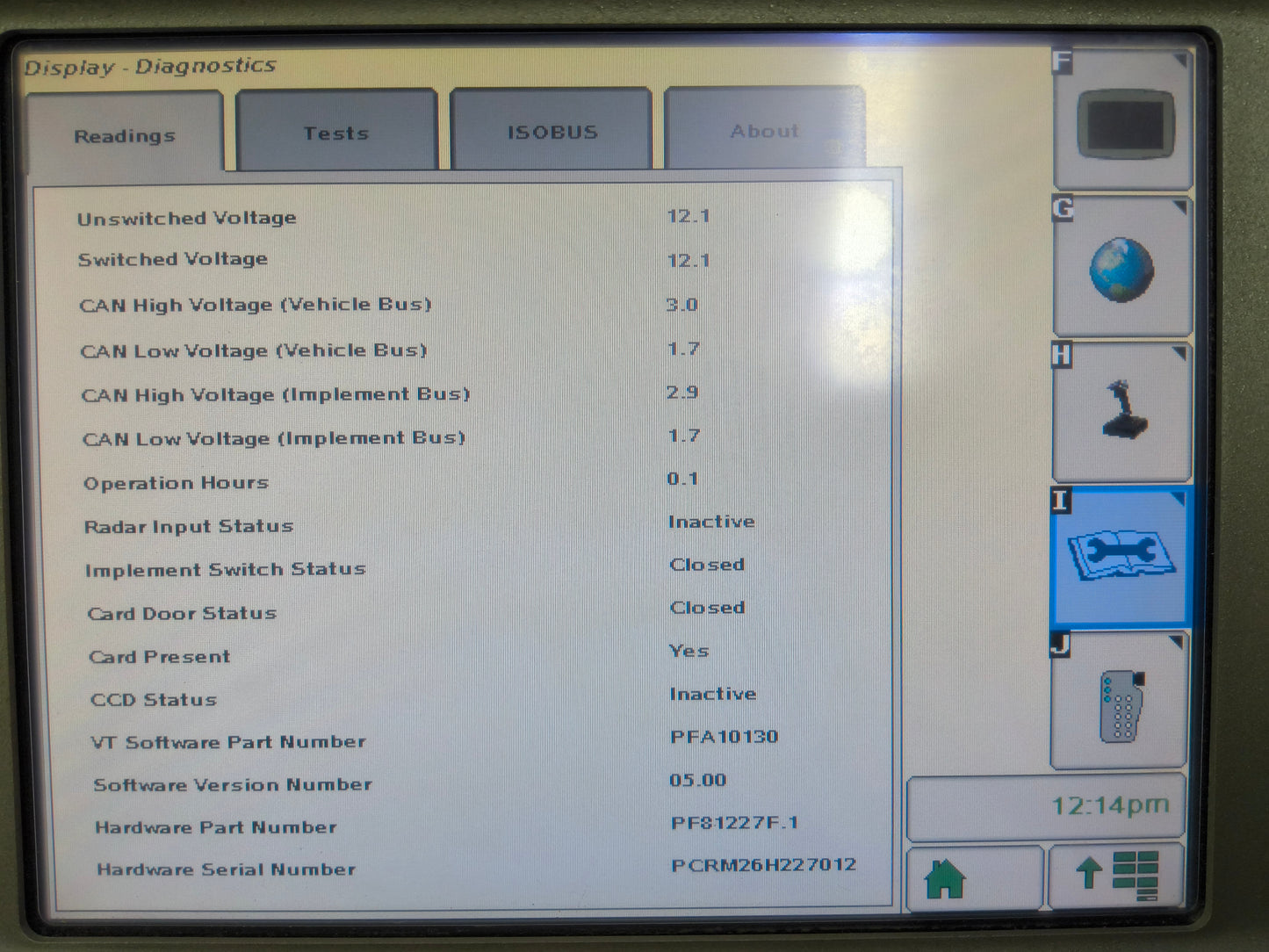 John Deere GreenStar™ GS2 2600 Display