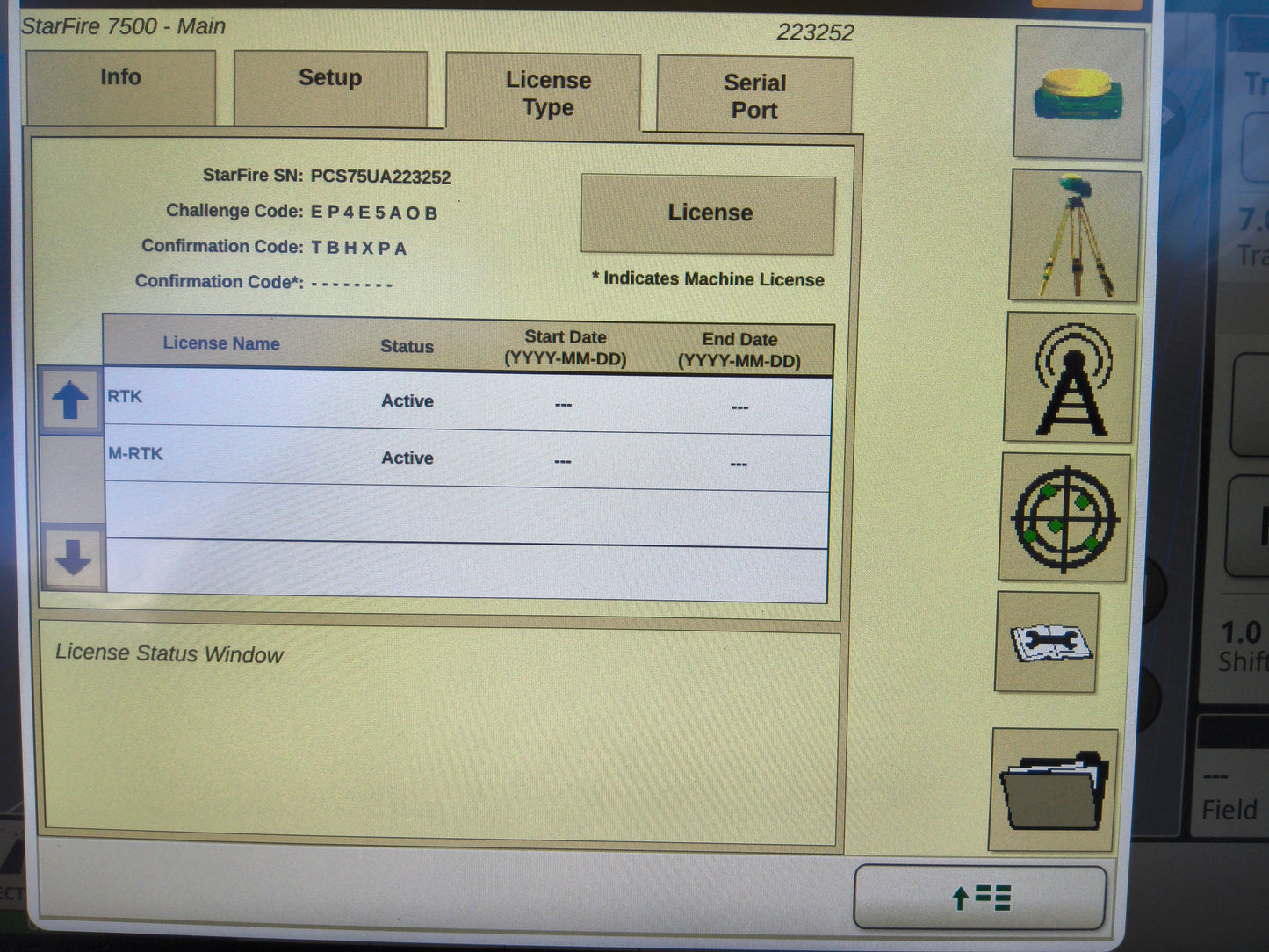 John Deere StarFire™ 7500 Universal GPS Receiver