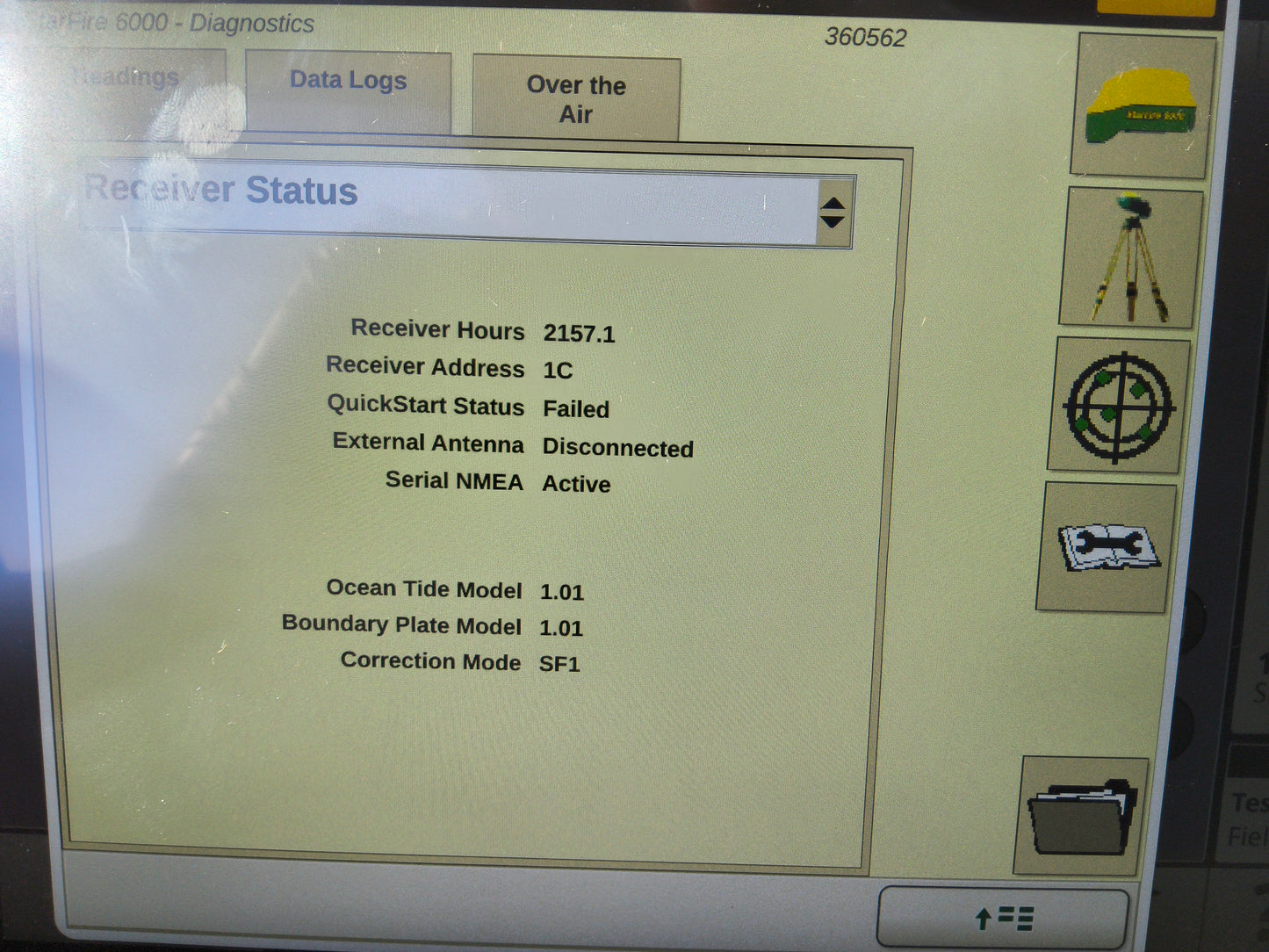 John Deere StarFire™ 6000 GPS Receiver